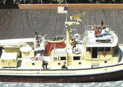 This Luna Beach FD fire boat was based on the 1964 Los Angeles FD fire boat No. 4.