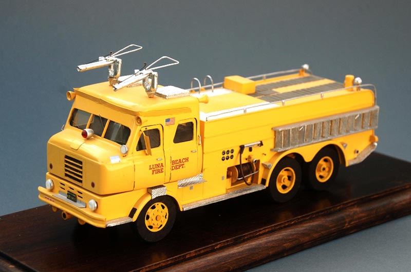 This 1962 Yankee Walter crash truck was made for Tom’s Luna Beach FD.