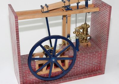 Birk's scale model Watt beam engine.