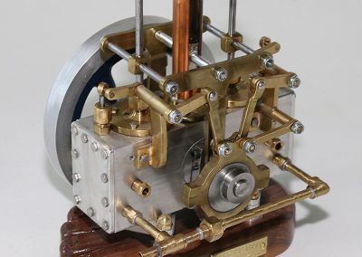 A scale model of Joseph Bernay's steam engine.
