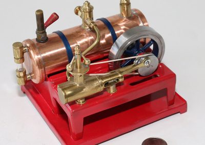 This is a 2/3 scale version of a vintage toy model steam engine that was produced by Weeden. This is a 2/3 scale version of a vintage toy model steam engine that was produced by Weeden.