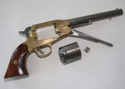 Birk Petersen supersized this old .66 caliber Remington Navy revolver.