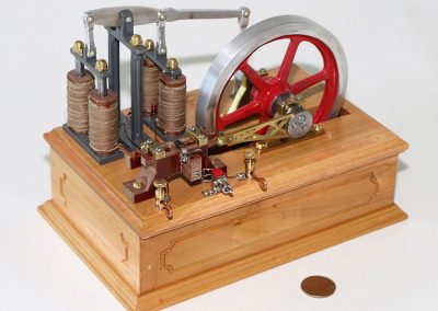 A scale model Bourbouze steam engine.