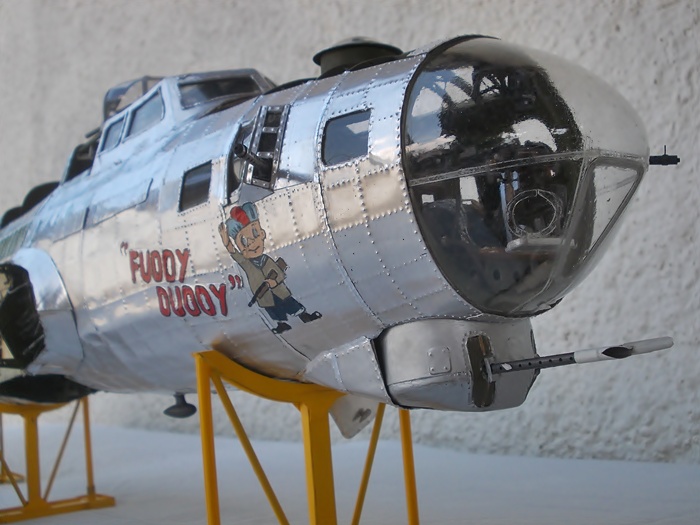 Complete with painted decals, the 1/20 scale Fuddy Duddy looks just like the real thing. 