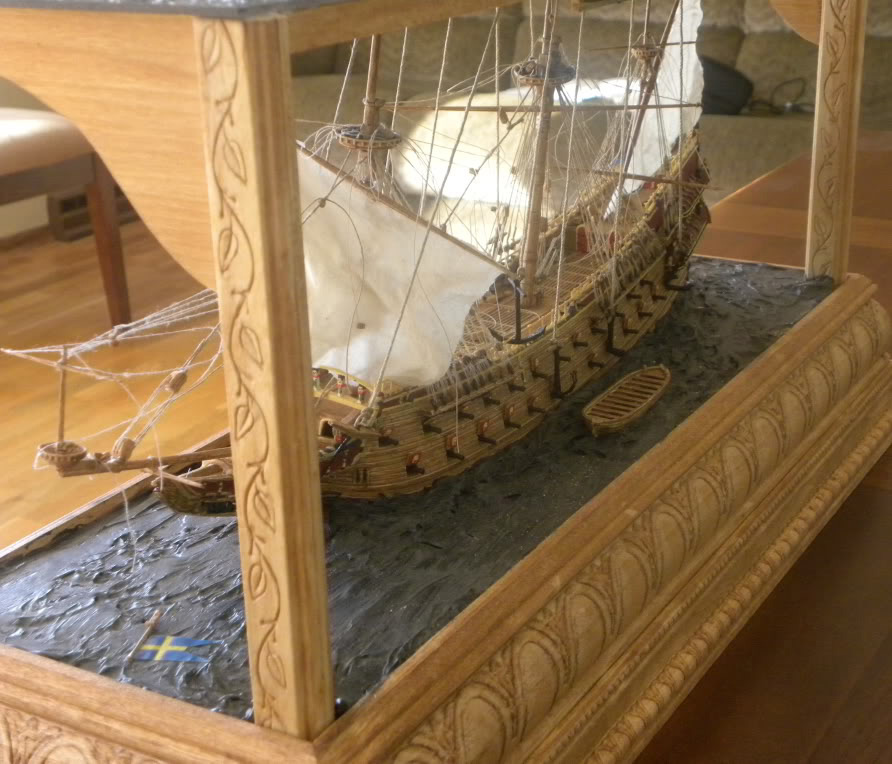 Another angle of the Vasa salvage operation model. 
