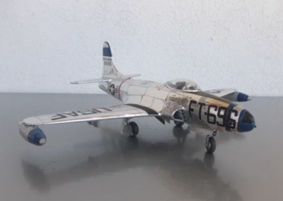 Martin's finished 1/48 scale F-80 Shooting Star.