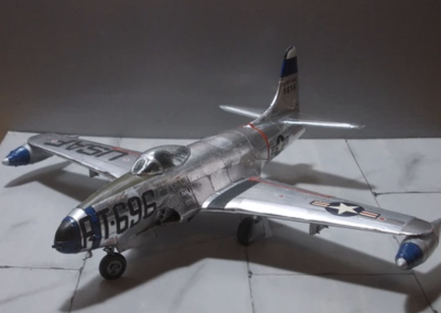 Martin's finished 1/48 scale F-80 Shooting Star.
