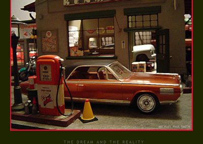 This and the previous photo were part of a fantasy series of images for the Chrysler Turbine.