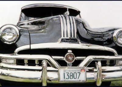 A 1950 Pontiac illustration.