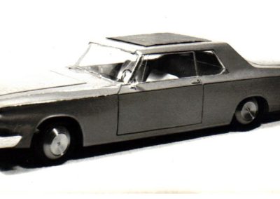 Roger's first model car, a 1963 Chrysler New Yorker.