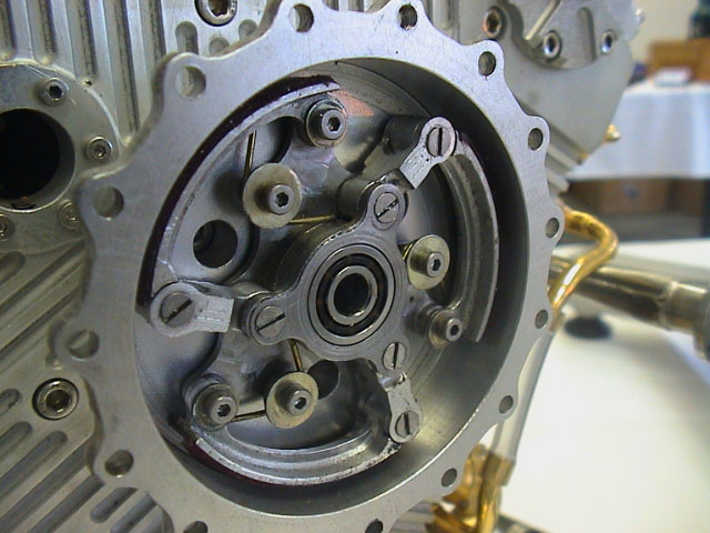 This is the blower drive one-way centrifugal clutch. 