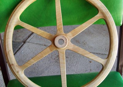 The flywheel is 12-1/2" in diameter.