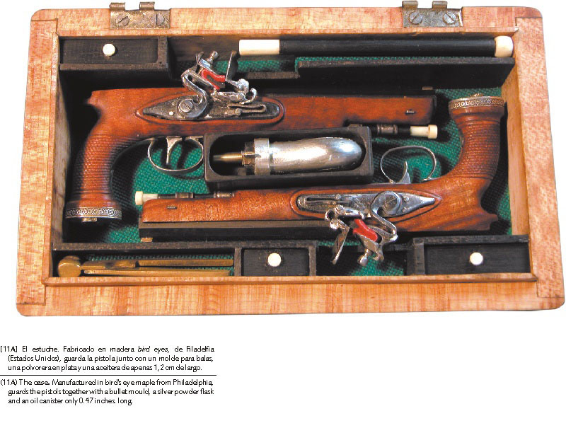 A pair of Manton patent flintlock dueling pistols built by Antonio. 