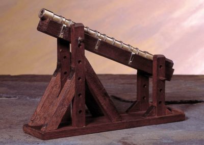 A miniature colubrine cannon.