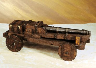 A miniature German cannon.