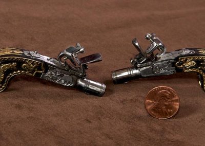 Antonio's miniature Muff pistols.