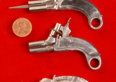 Building the miniature Rigby pistol. 