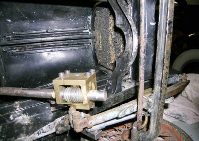 Details of the underside of the car.