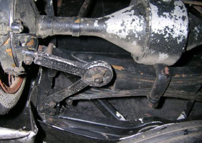 Details of the underside of the car.