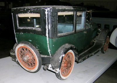 A rear view of the 1/4 scale Marmon Town Car.
