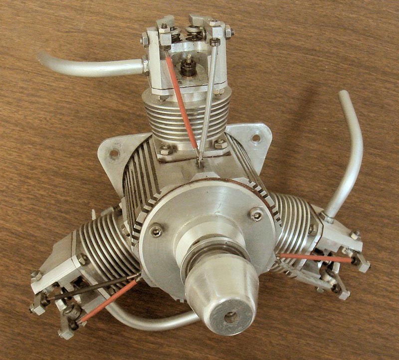 Handt 3-Cylinder Radial Aircraft Engine