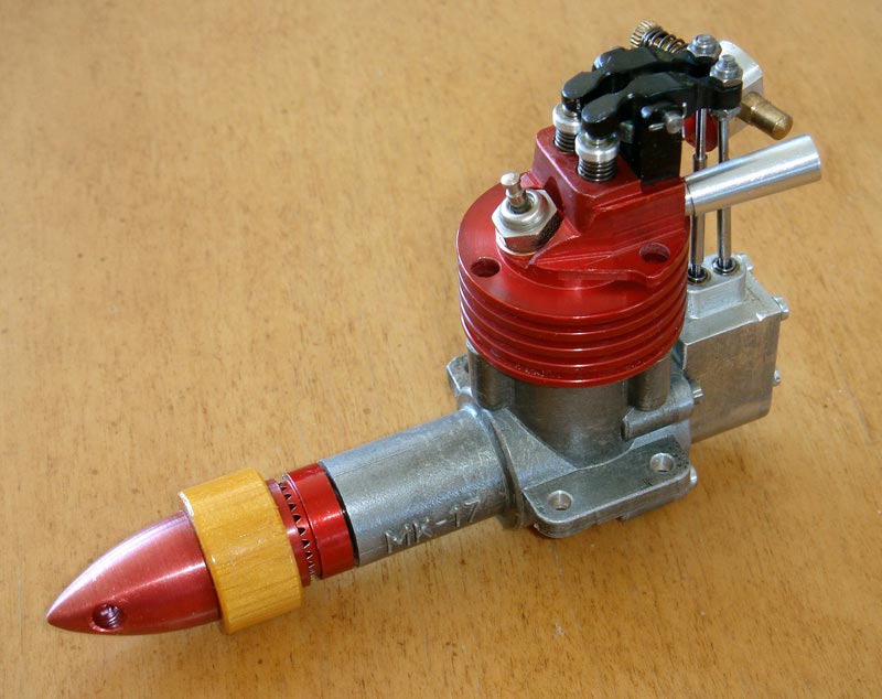 DK-17 4-Cycle, Air-Cooled Model Airplane Engine