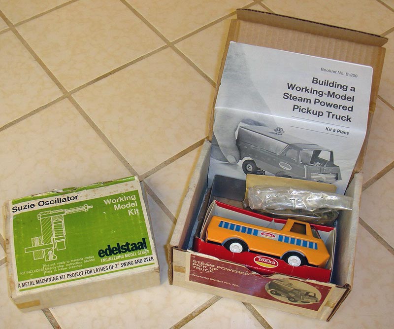 Steam Powered Pickup Truck Model Kit