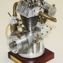 Parohl Single-Cylinder OHV Model Boat Engine