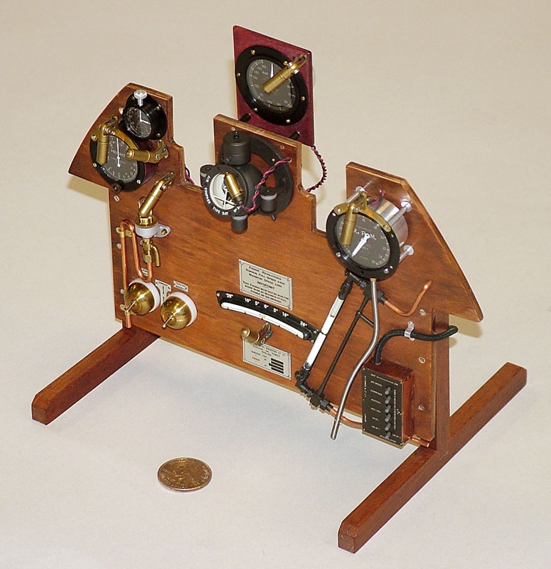 1/4 Scale Sopwith Snipe Instrument Panel