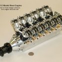 V12 Air-Cooled OHV Model Boat Engine