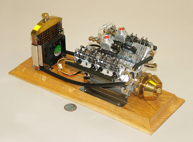 Zimmerman “Cirrus” 4-Cycle V8 Engine