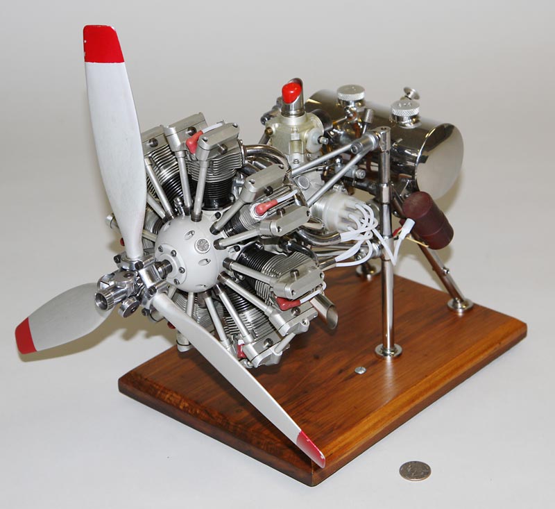 Miniature 7-Cylinder Radial Engine