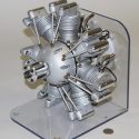 Miniature 7-Cylinder Radial Engine