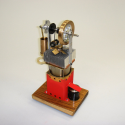 Vertical Stirling Engine With Fan
