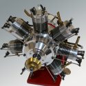 Jemma 7-Cylinder Radial Airplane Engine