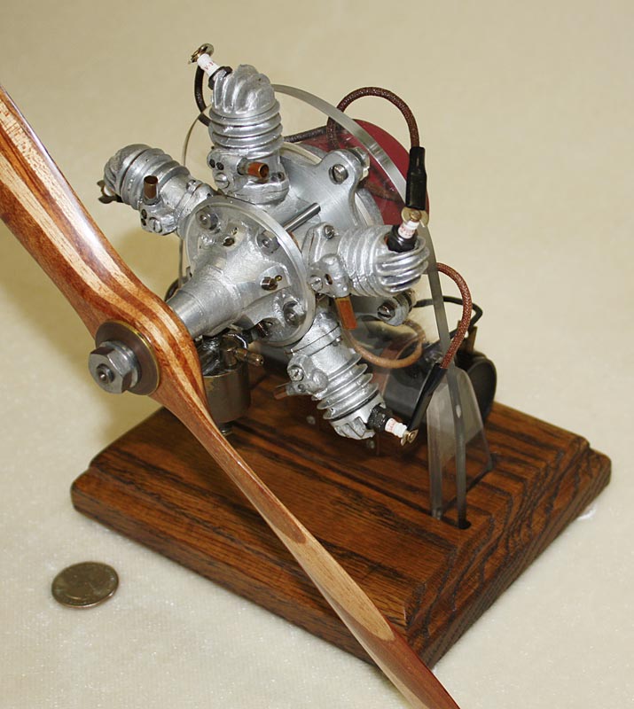 5-Cylinder Radial Airplane Engine