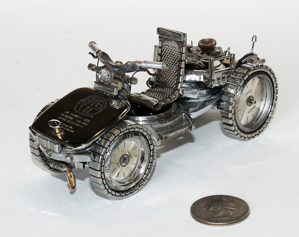 Quatrocycle Made From Watch Parts