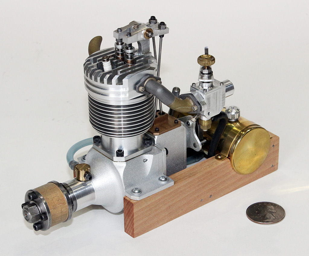 Kunze Single-Cylinder Model Airplane Engine