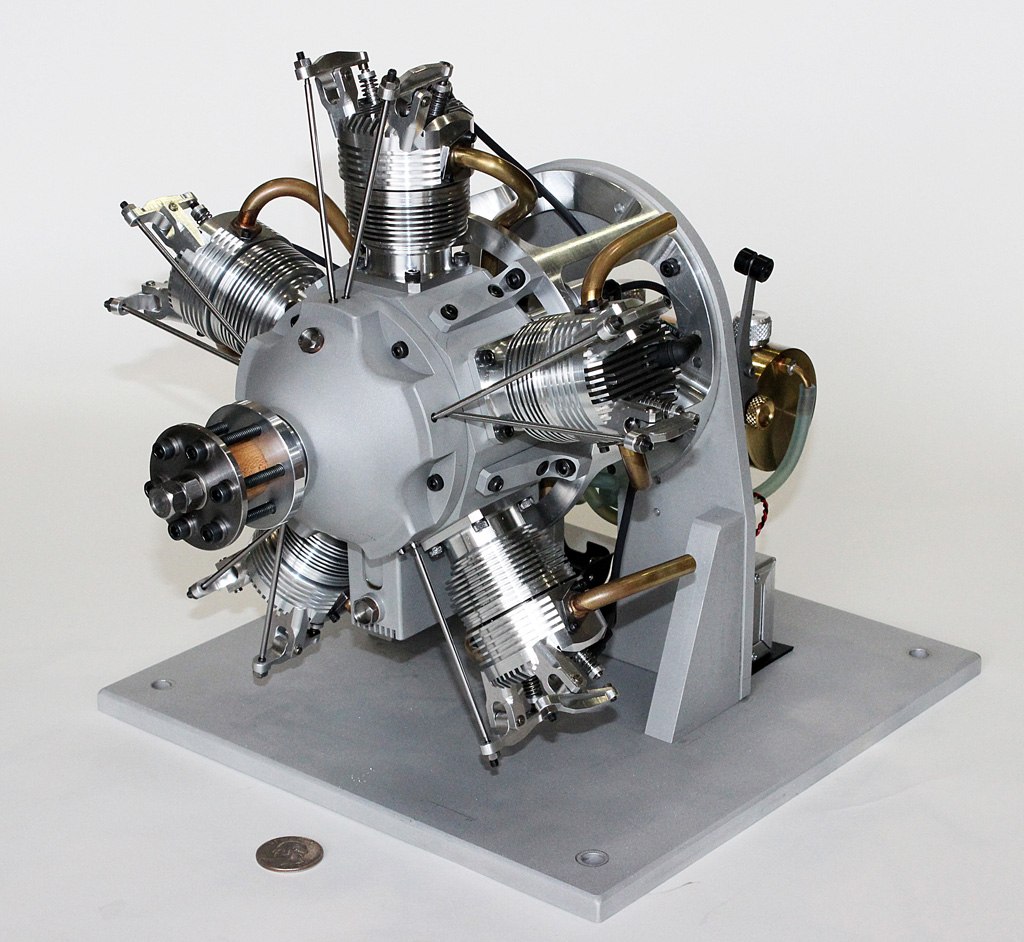 Kunze 5-Cylinder Radial Model Airplane Engine