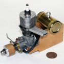 Kunze Single-Cylinder Model Airplane Engine