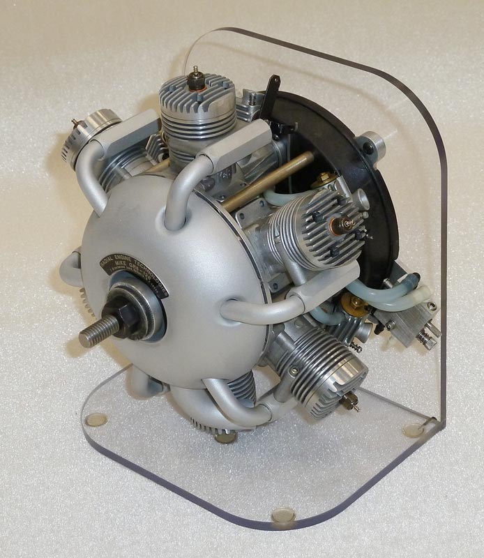 Mike GR6-120 6-Cylinder 2-Cycle Radial Engine