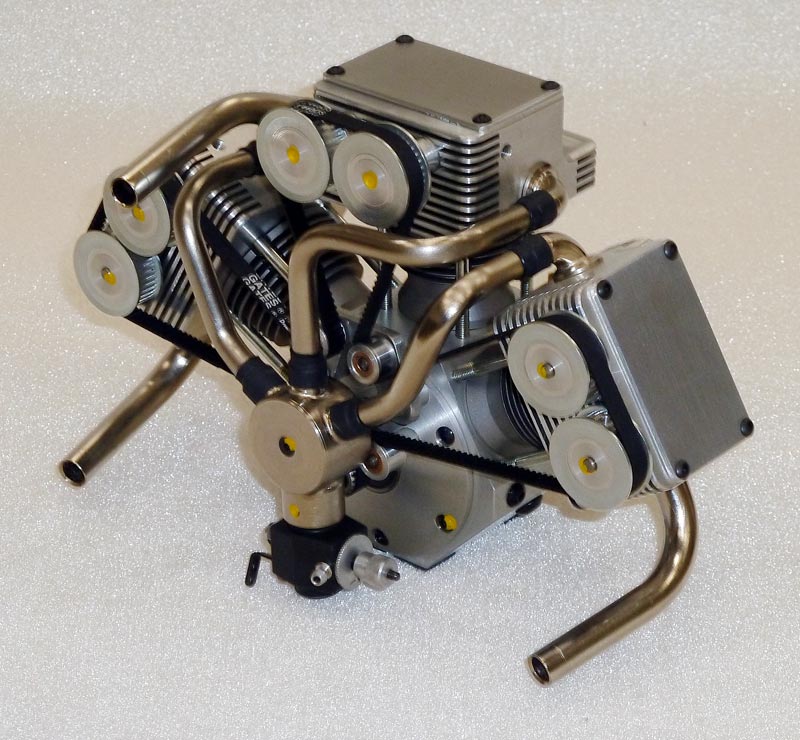 A Schillings 3-cylinder (FAN) model engine.
