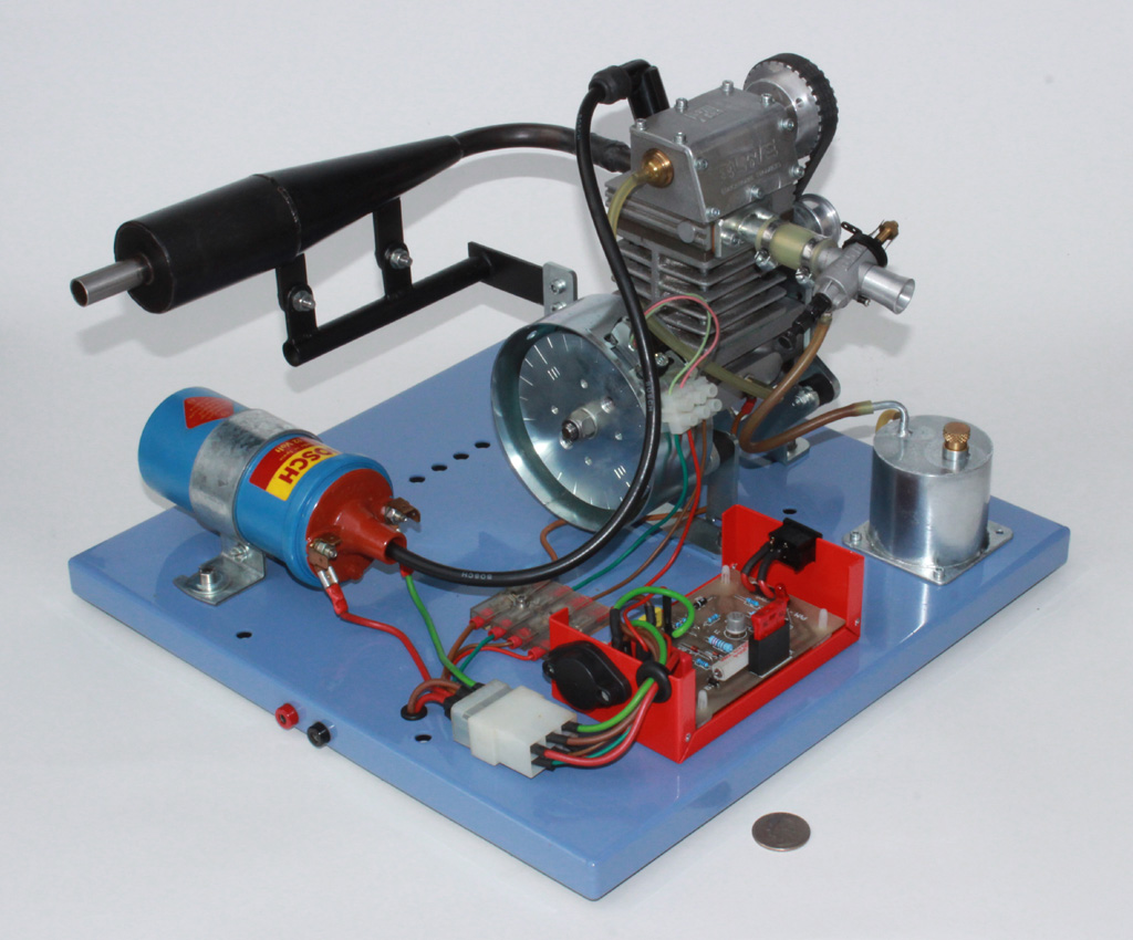 Single-Cylinder OHC Air-Cooled Demonstration Engine