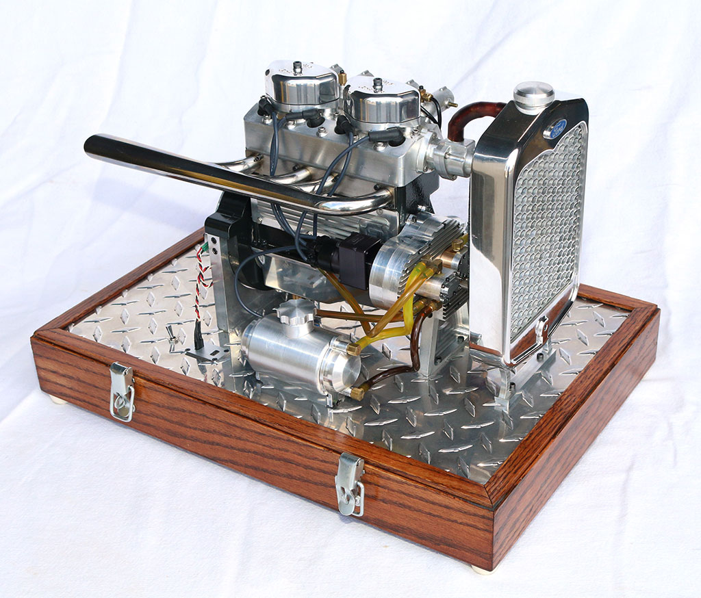 4-Port Riley Model A Racing Engine