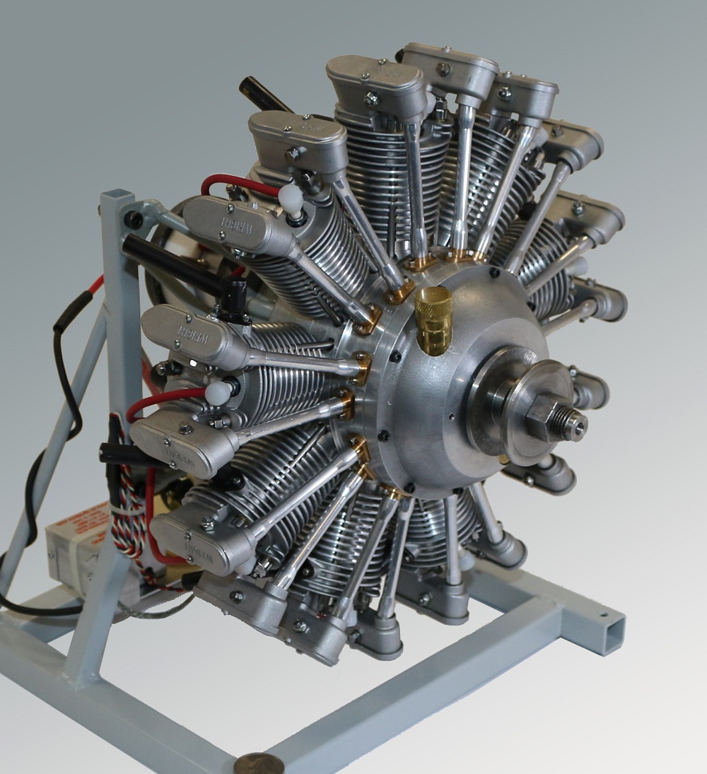 Wright Whirlwind J5 Model Airplane Engine