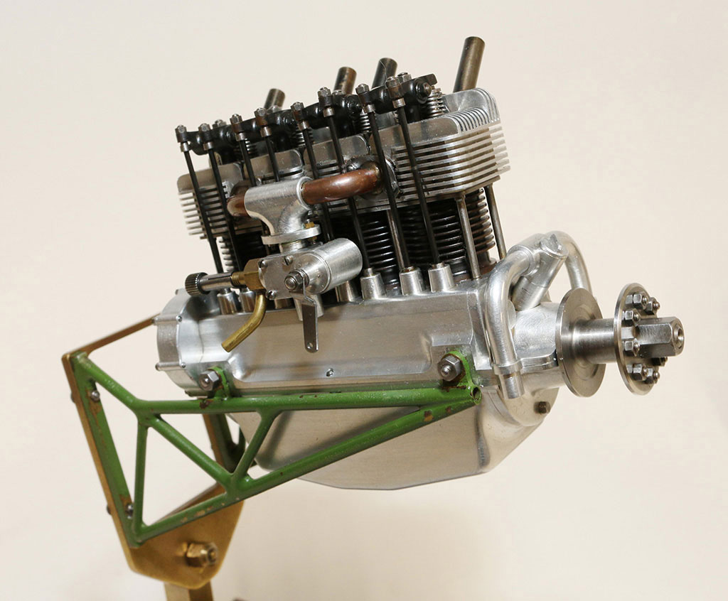 The 1/9 scale model ADC Cirrus engine.