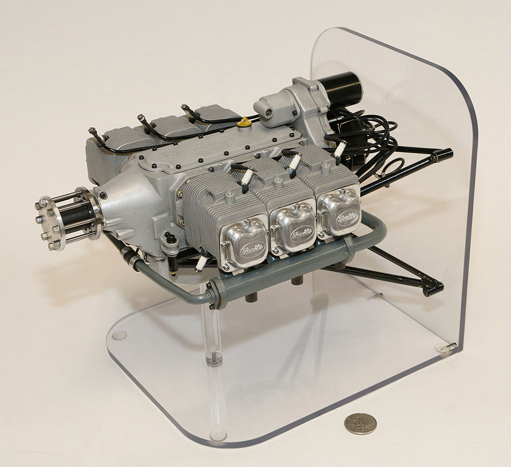 Franklin 6-Cylinder Opposed Model Airplane Engine