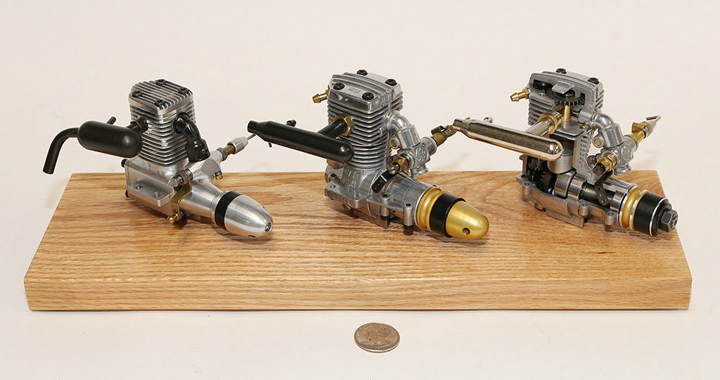 Three Hirtenberger Patronen VT21 Engines