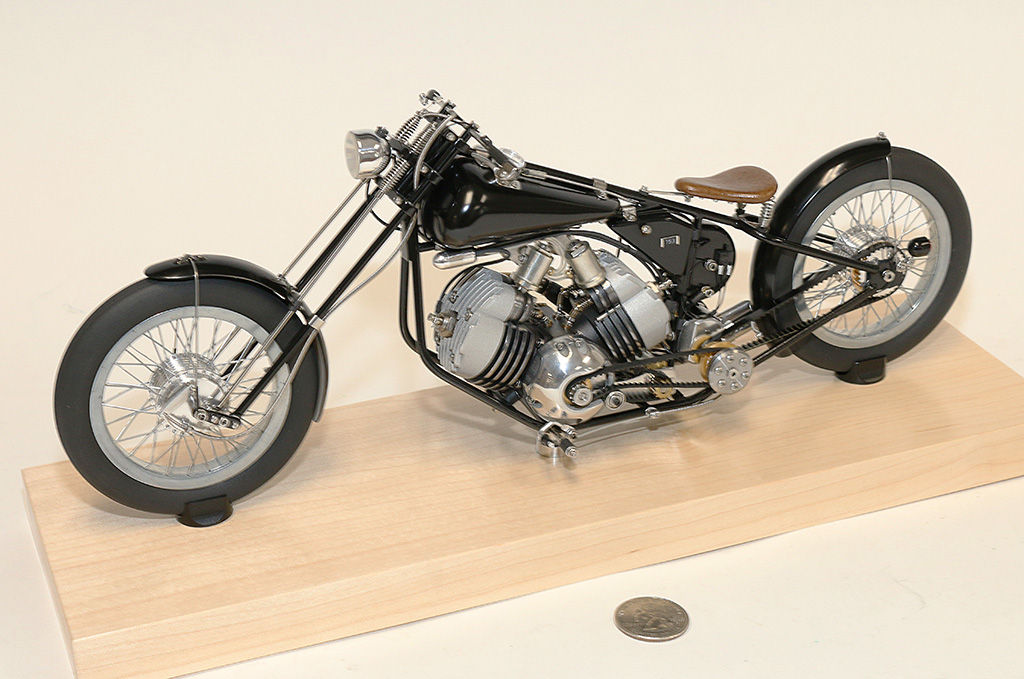 Bobber V-Twin Custom Motorcycle