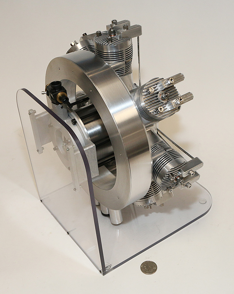The Berger 2-cycle radial engine.